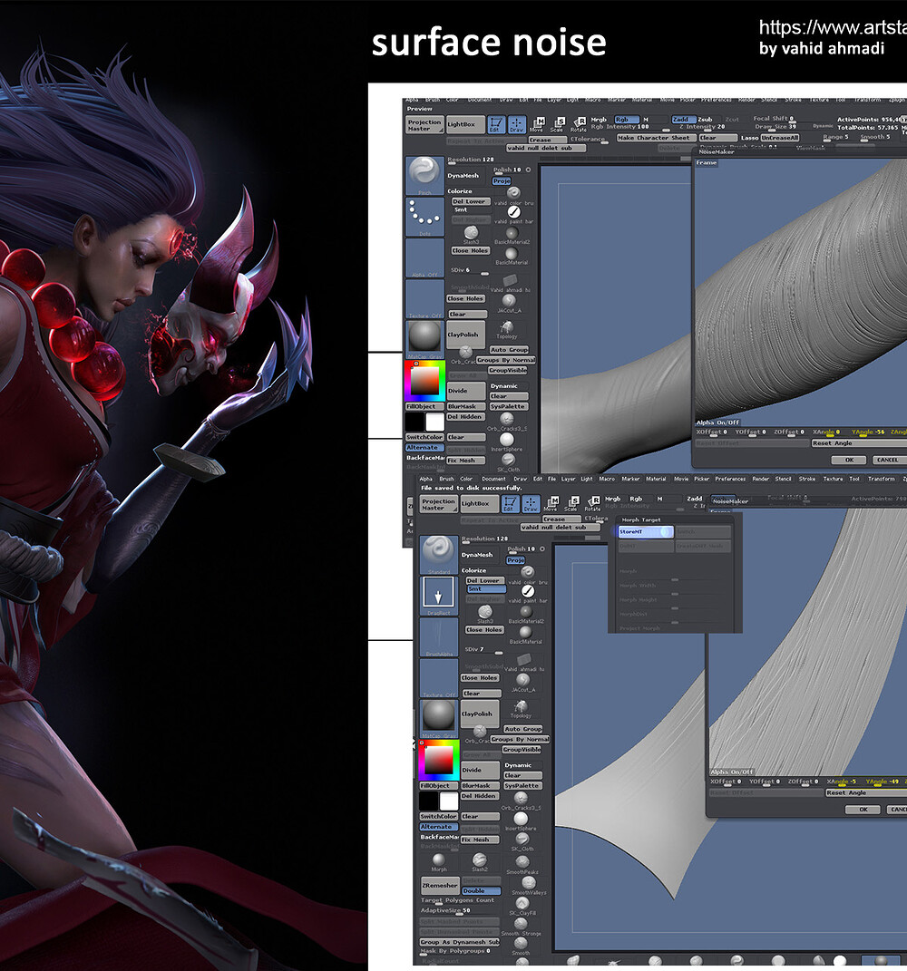 8a.diana  leage of legends vahid ahmadi using of surface noise in zbrush.jpg