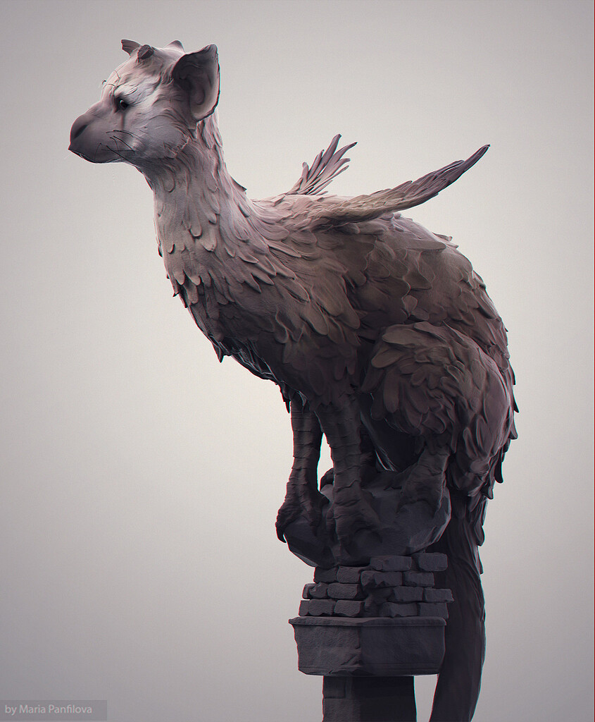 The Last Guardian Trico Art Print