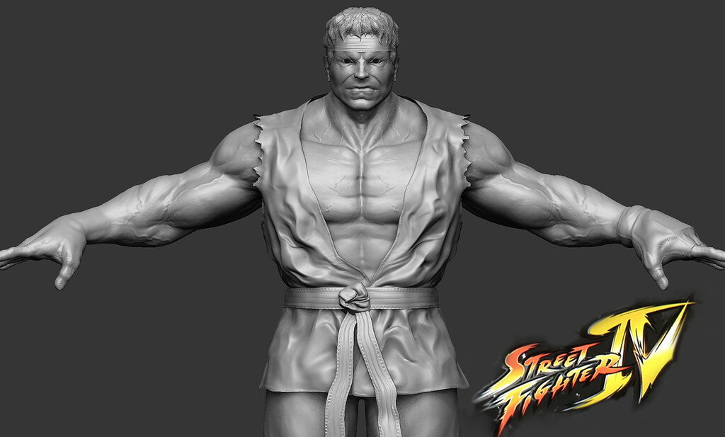 Ryu - Street Fighter - ZBrushCentral