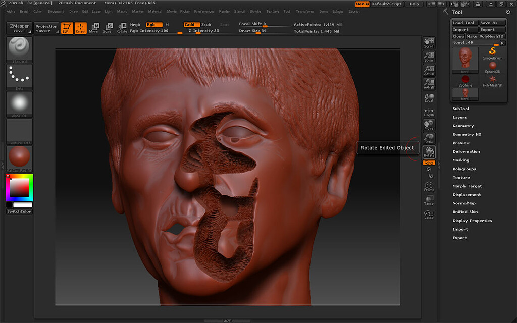ZBRUSH 3,1 wierd happenings ZBrushCentral