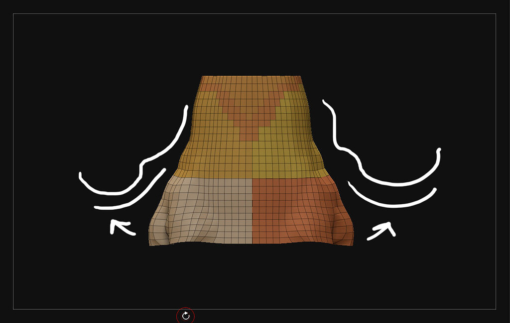 How would you make skirt fly up and fold...? ZBrushCentral