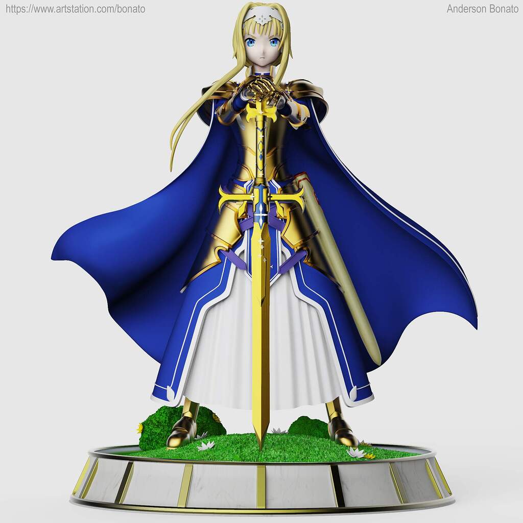 Alice Zuberg - Sword Art Online Alicization - ZBrushCentral