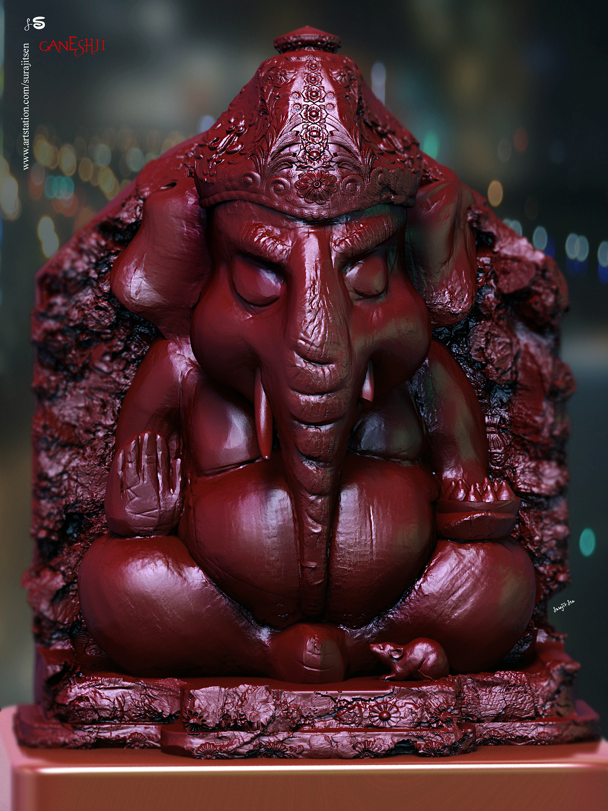 Ganeshji_Digital_Sculpture_SurajitSen_Jan2020S