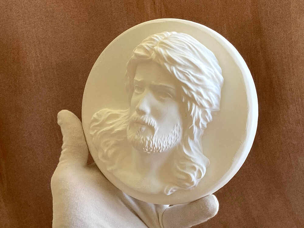 Jesus - 3D Printed Wall Sculpture
