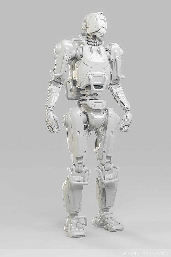 Utility Robot - HARD SURFACE in Zbrush - ZBrushCentral