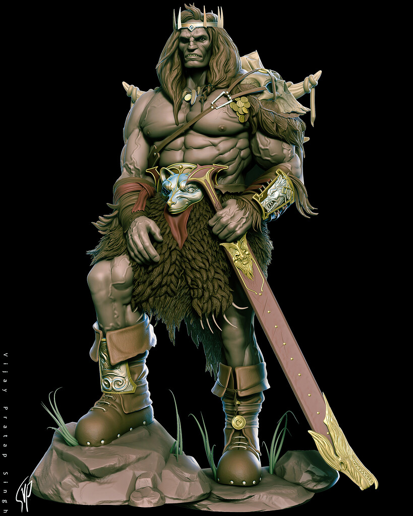 Barbarian king! ZBrushCentral