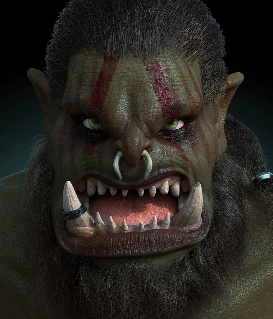 Lok'Tar Ogar! fan art orc inspired of warcraft ZBrushCentral