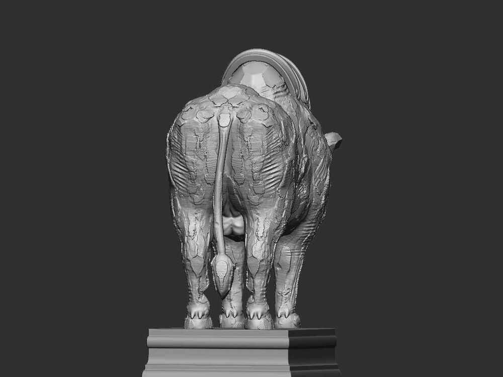 Bull_I_GEN_Digital_SCulpture_SurajitSen_Jan2026_WIP4