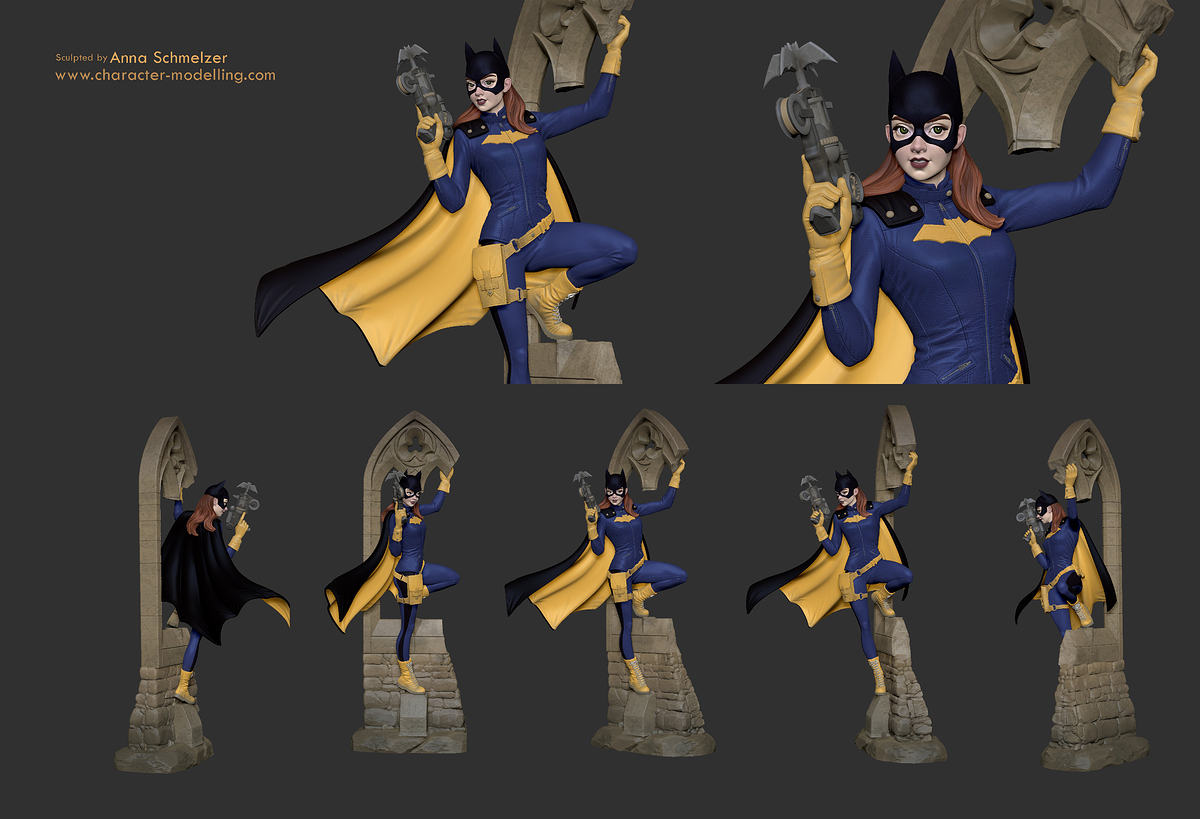 BatGirl_Anna%20Schmelzer_Collectible_ZBrush_Color