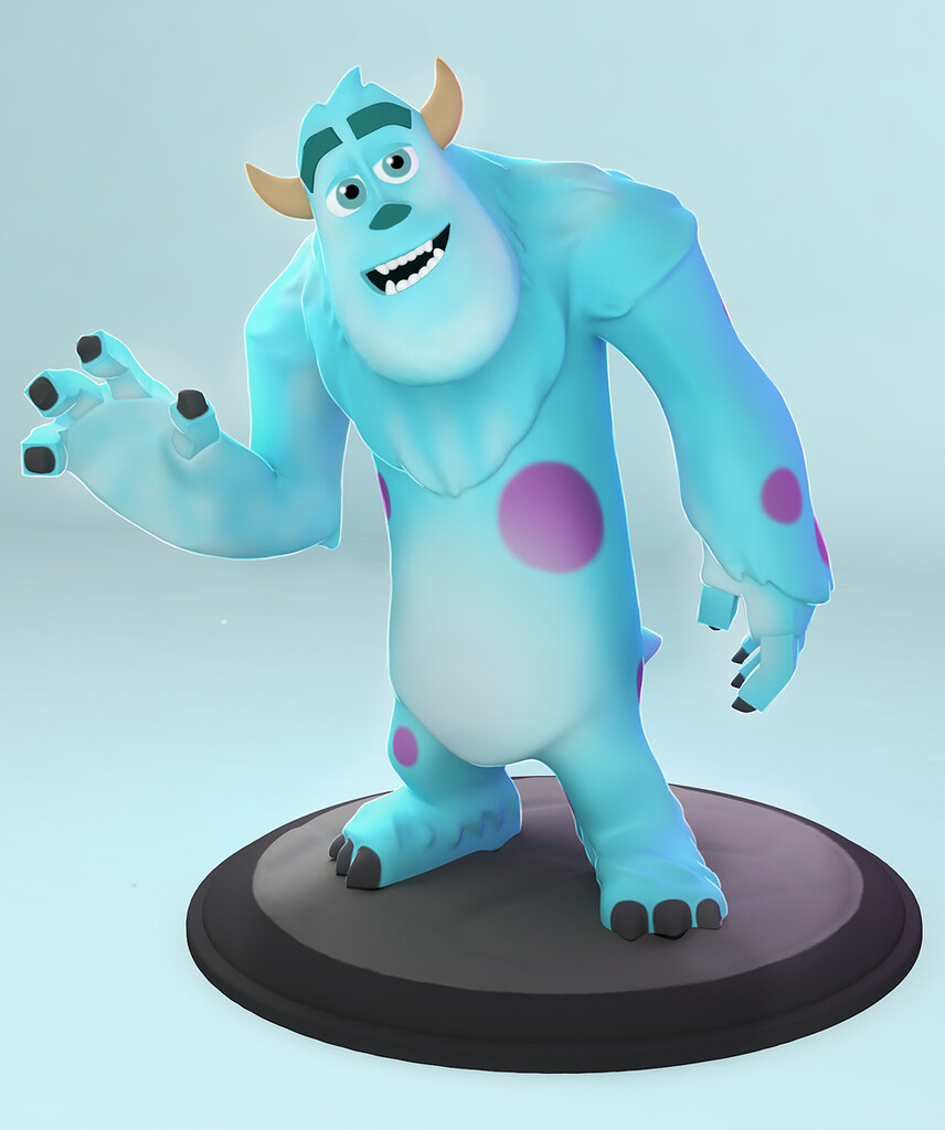 Sulley Monster Ink - ZBrushCentral