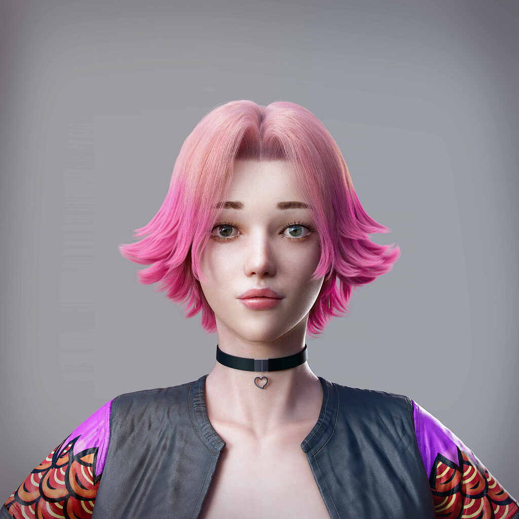 Short Hair Gril ZBrushCentral short-hair-gril-zbrushcentral