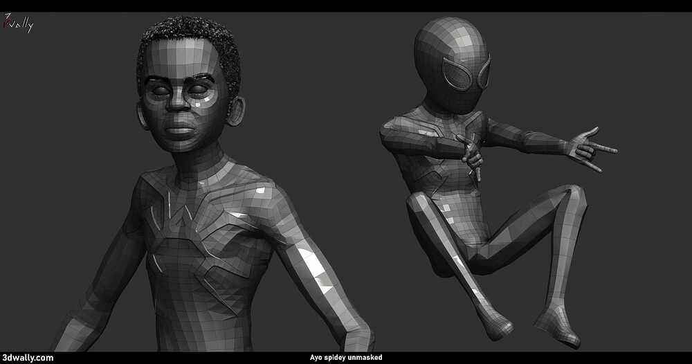 17-ayo-spidey-spidey-suit-pose-wireframe