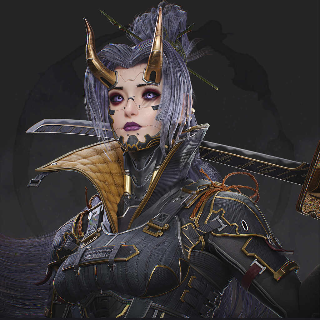 Kunoichi-Female Ninja - ZBrushCentral