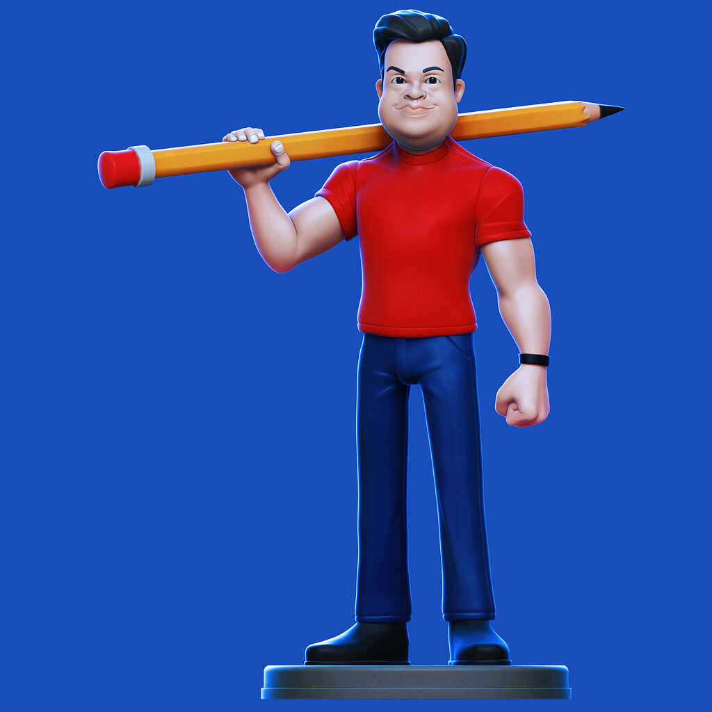 my-3d-printed-caricature-zbrushcentral