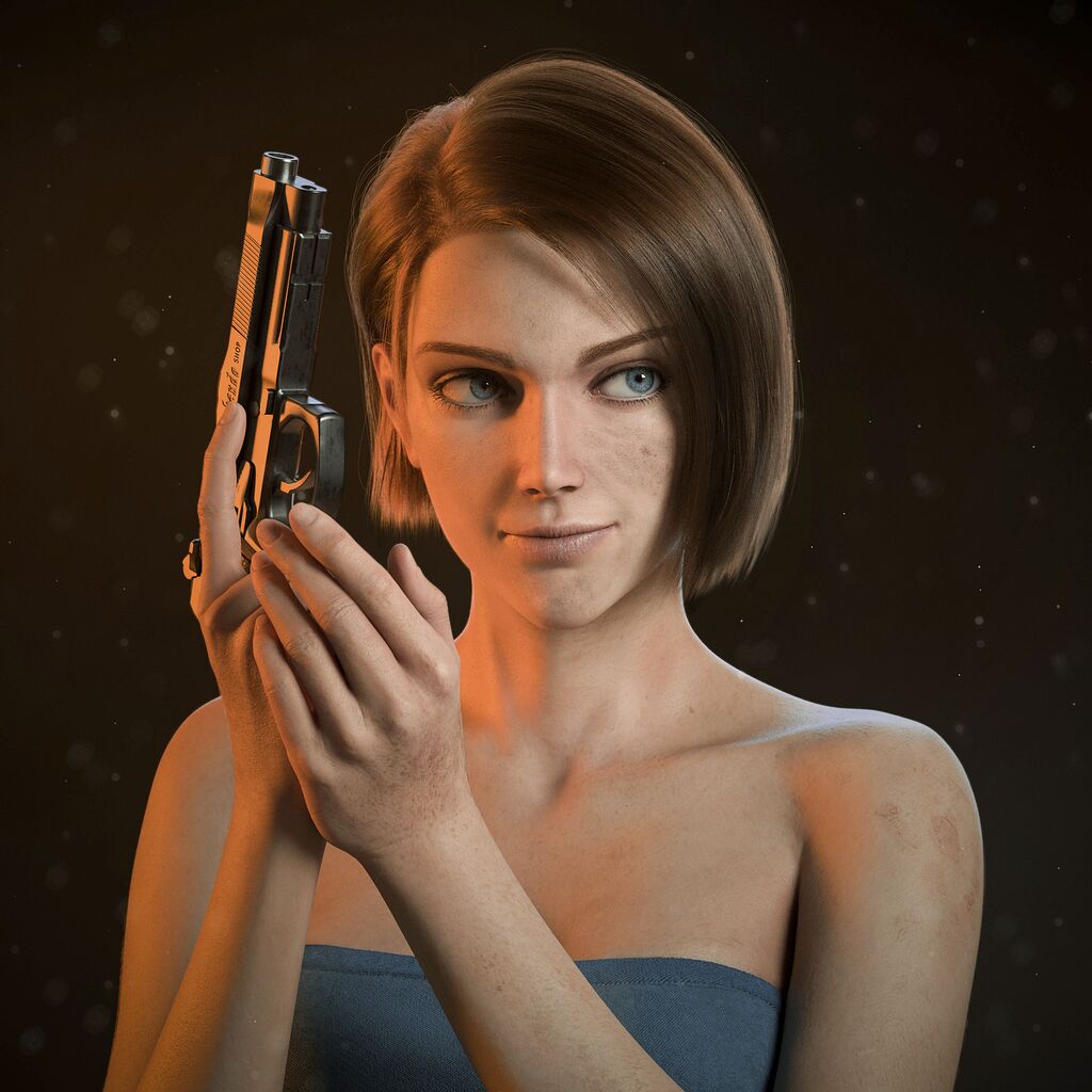 ArtStation - Jill Valentine from Resident Evil #2