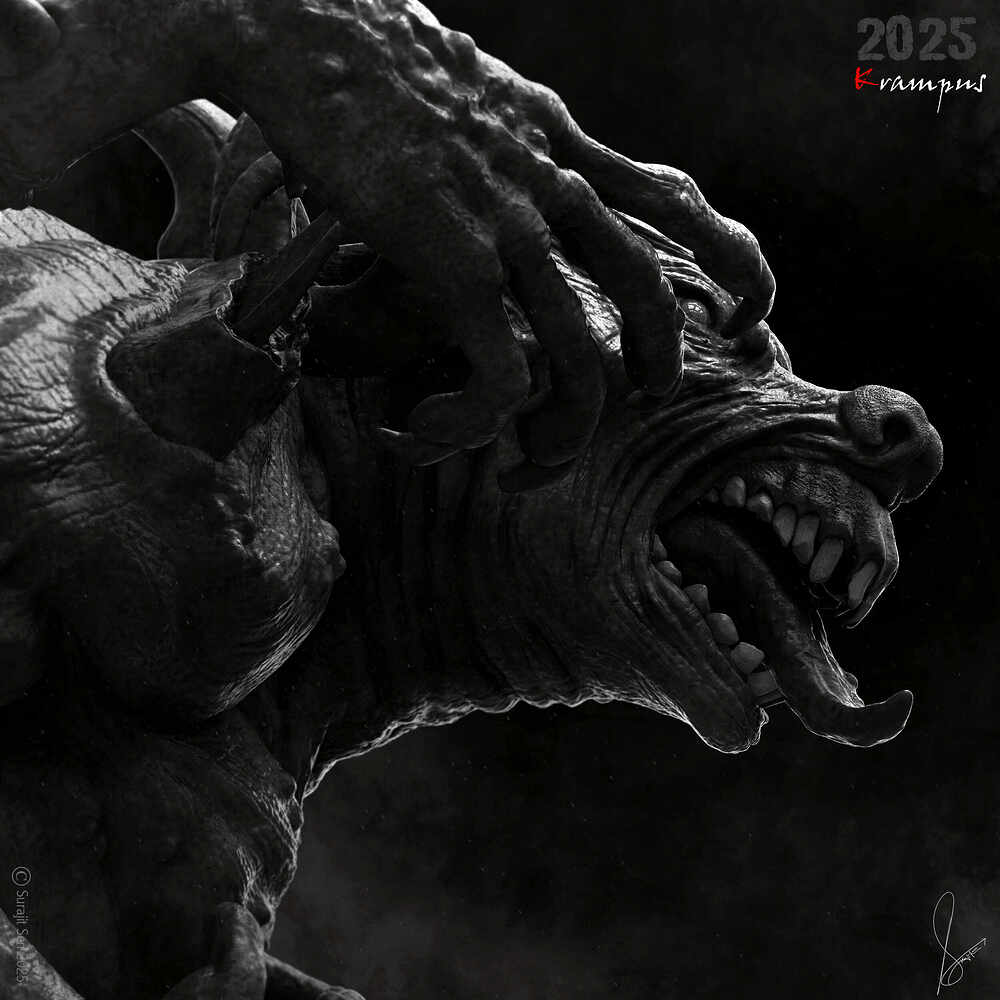 Krampus_Digital_Sculpture_Surajit_Sen_Dec2025_v3_SIG
