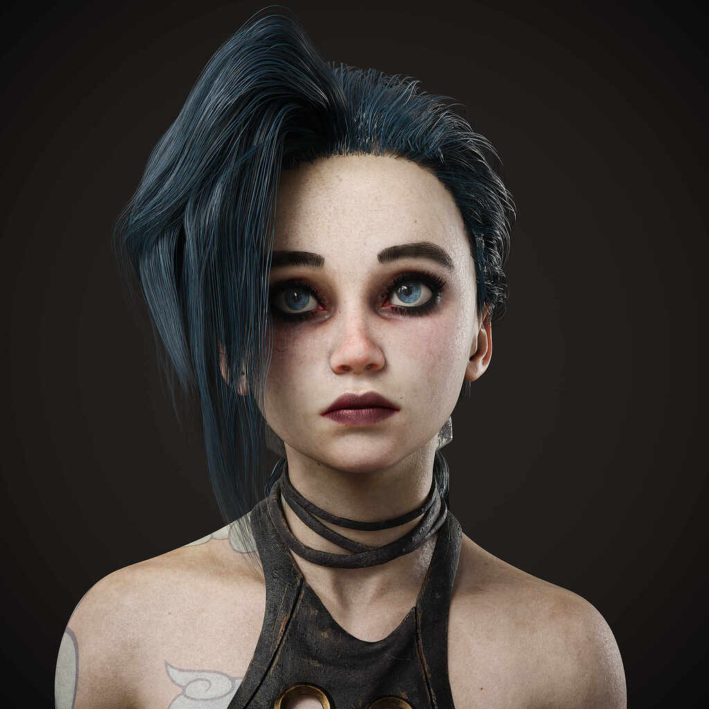 Jinx Arcane ZBrushCentral Jinx Arcane ZBrushCentral