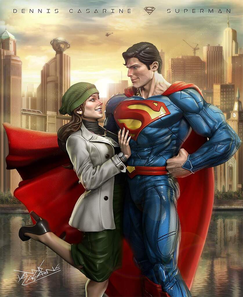 LOIS LANE、UNTITLED、海外版超希少レゾネ、新品額装付 Lois & Superman - ZBrushCentral