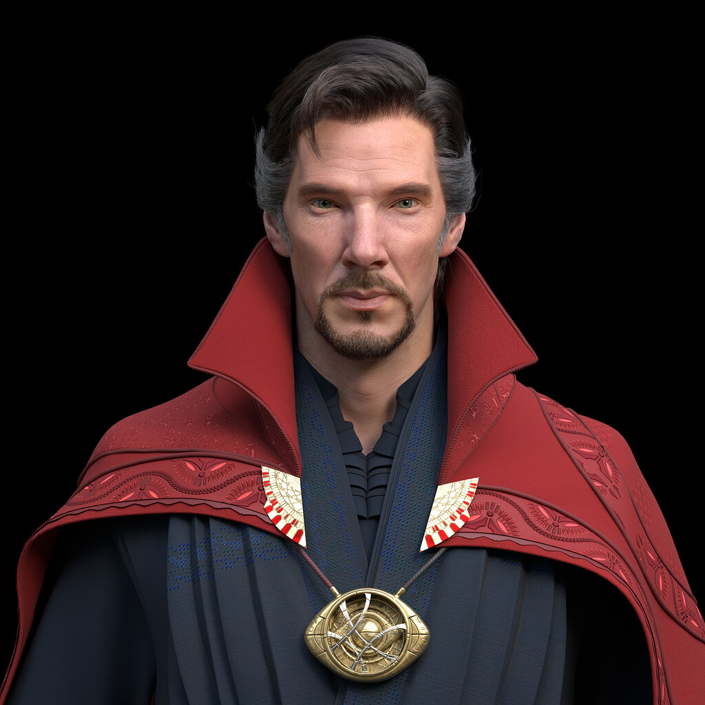 Doctor Stephen Strange (Benedict Cumberbatch) - ZBrushCentral Doctor Stephen Strange (Benedict Cumberbatch) - ZBrushCentral