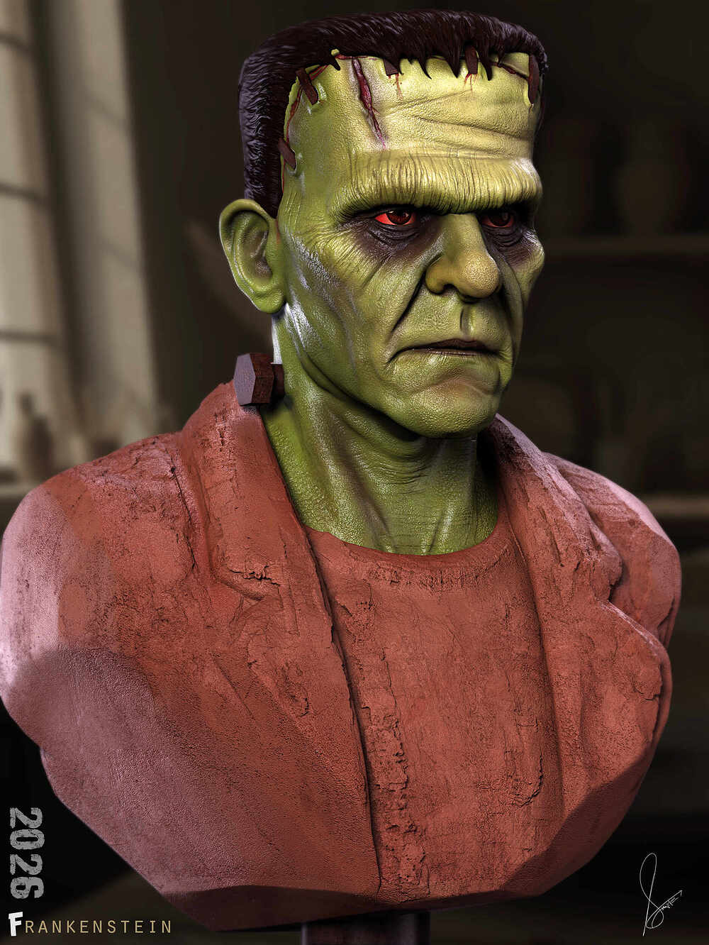 Frankenstein_Digital_SCulpture_SurajitSen_Feb2026_L