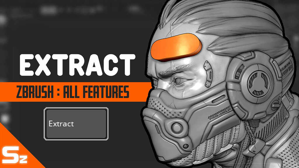 Extract ZBrush All Features ZBrushCentral