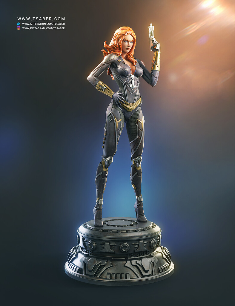 widow maker statue