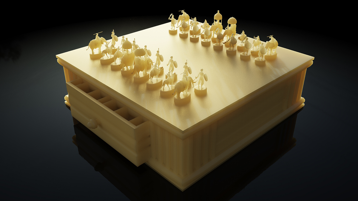 Chess Set For 3d Printing Zbrushcentral