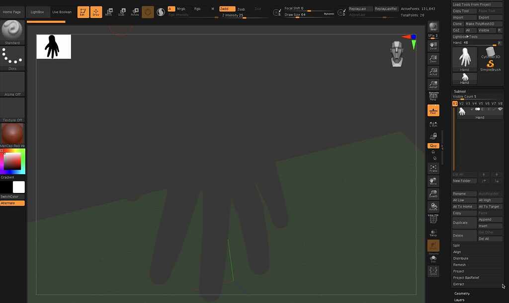 Adaptive Skin not working when using Zspheres ZBrushCentral