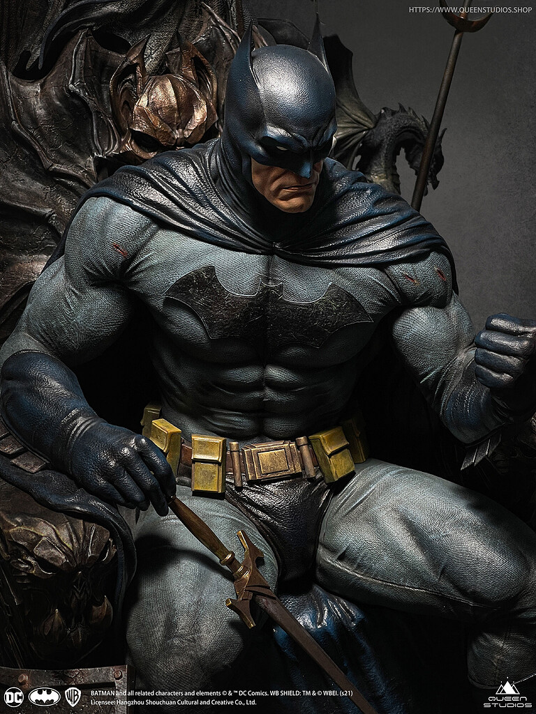 queen studios batman on throne