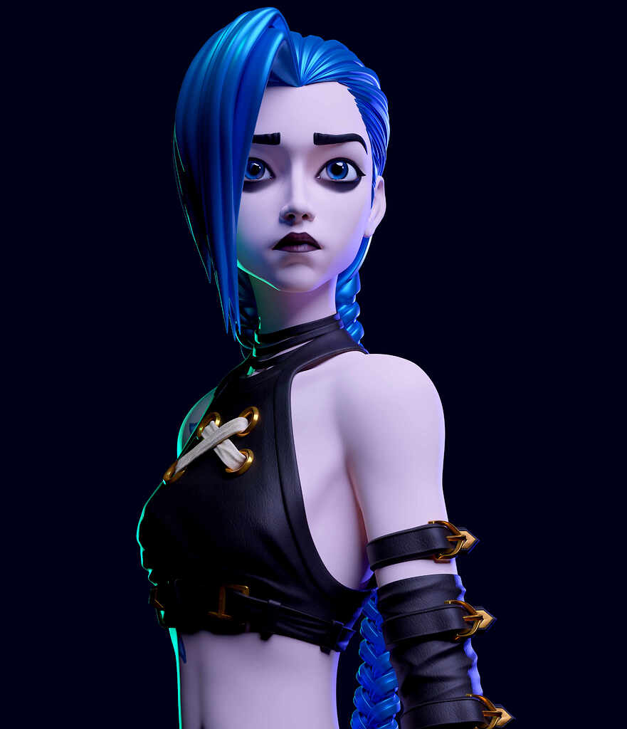 Jinx / Powder Fan Art ZBrushCentral