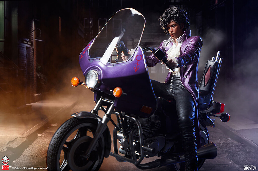 PCS and Sideshow Purple Rain motorcycle ZBrushCentral