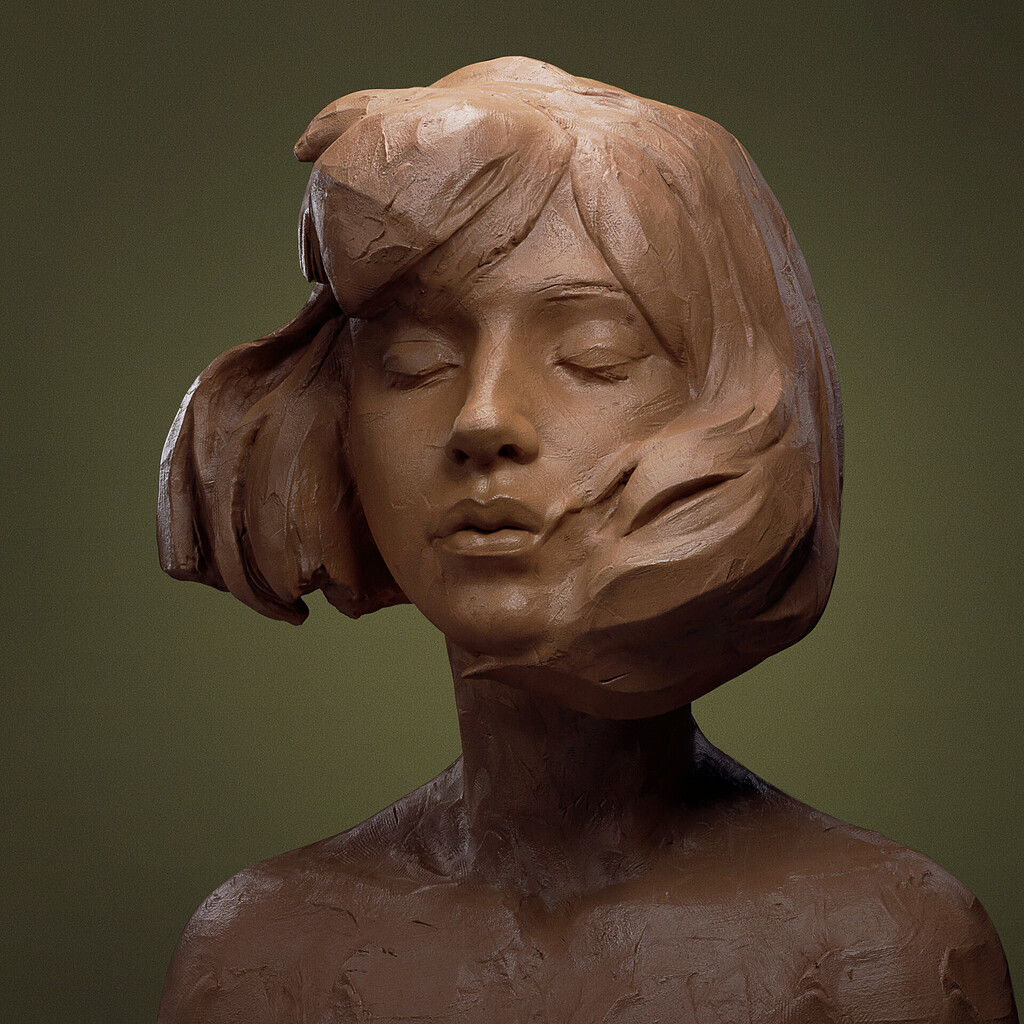Clay girl ZBrushCentral
