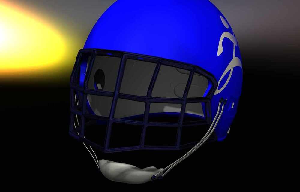 football helmet Zbrush1