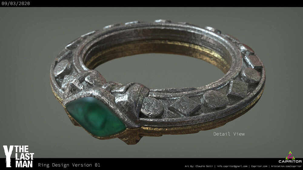 Y The Last Man Ring Design 01B By Capritor