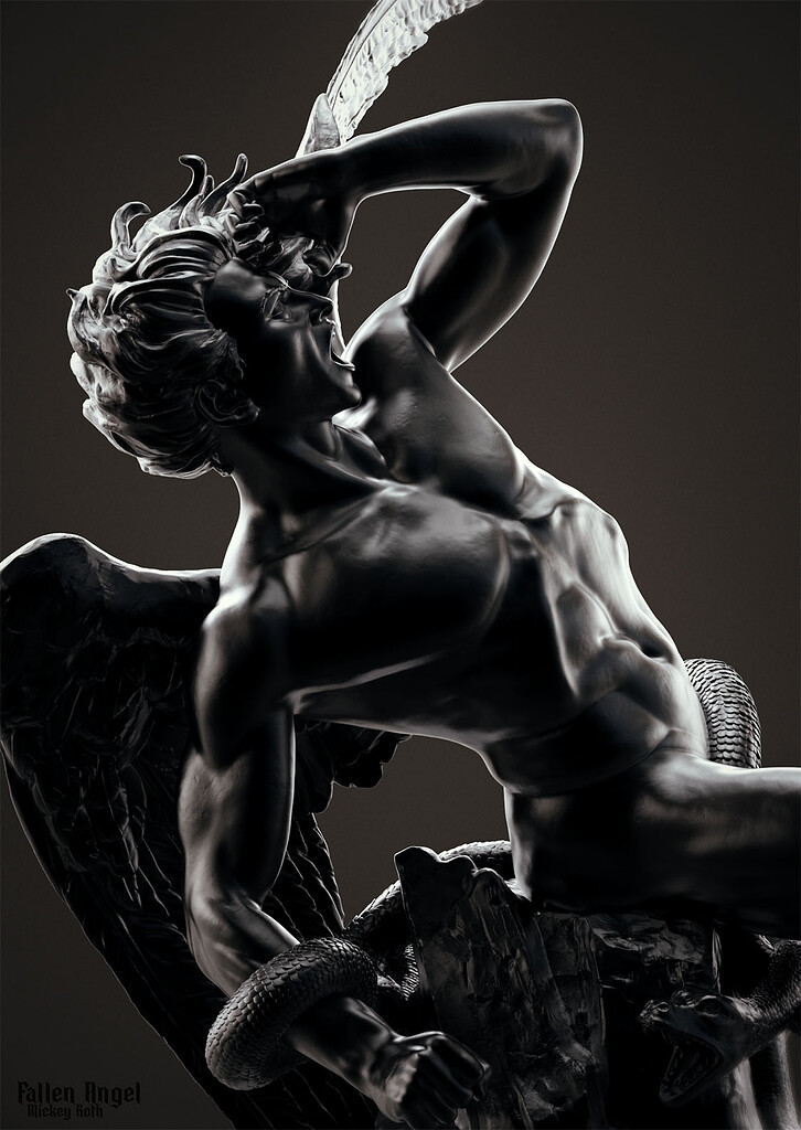 Fallen Angel - ZBrushCentral