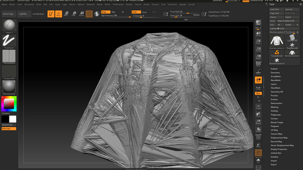how to save a muse file for zbrush