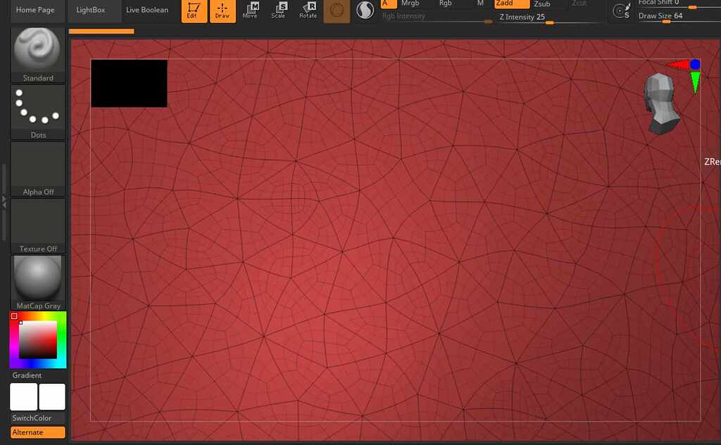 increase polygoncount zbrush