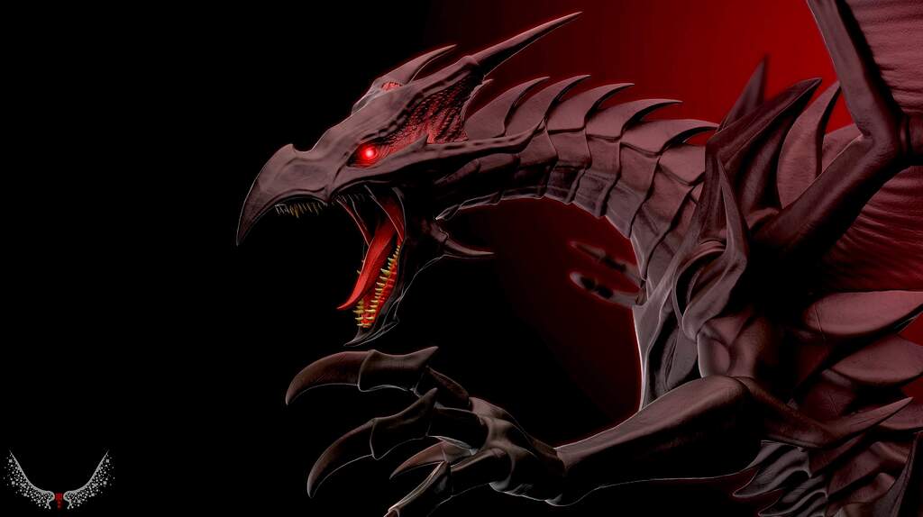赤目天使3D4K HiReD#4 DarkEnegySuperGlow Red Eyes - ZBrushCentral