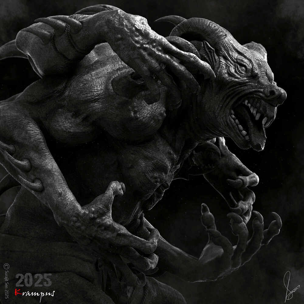 Krampus_Digital_Sculpture_Surajit_Sen_Dec2025_v1_SIG