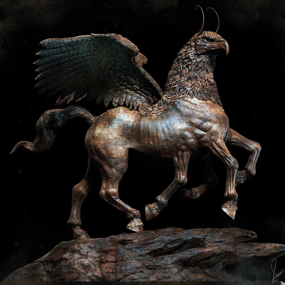 Hippogriff-X_Creature_Digital_Sculpture_Surajit_Sen_Dec2025B