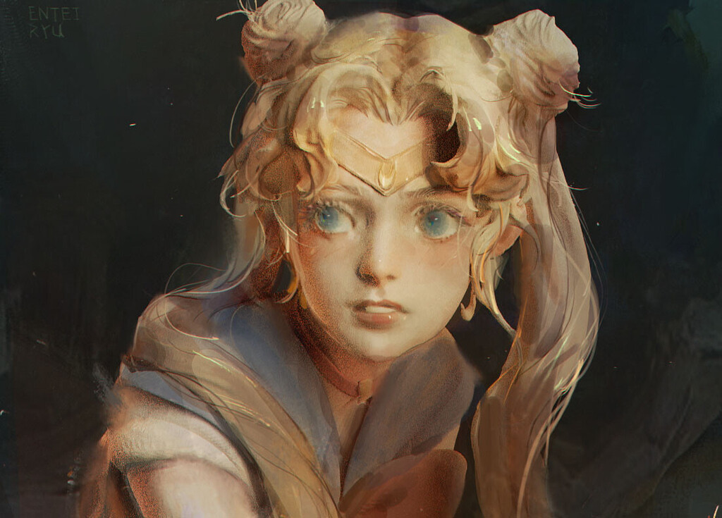 【正規品直輸入】 Redraw Moon Sailor (Resculpt) ZBrushCentral - イラスト