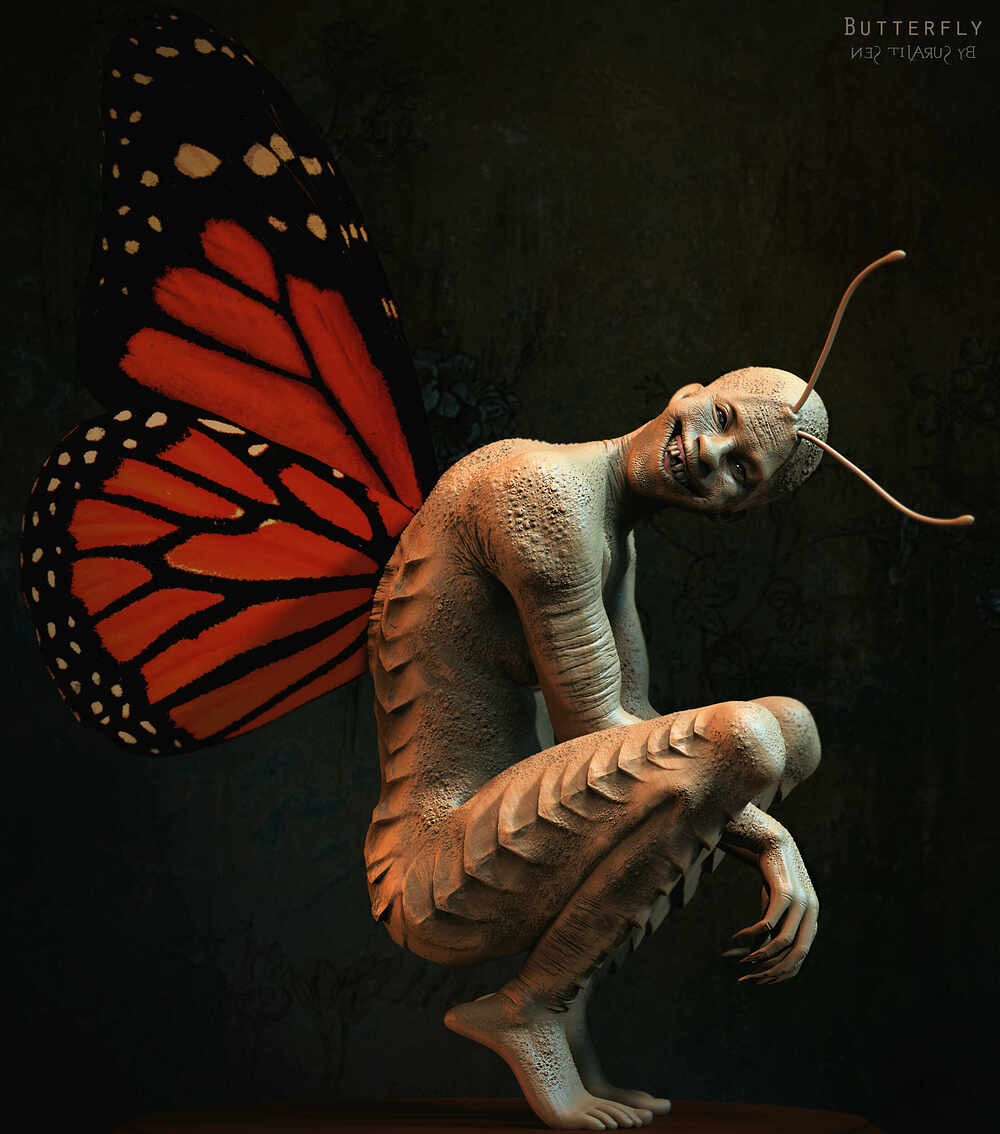Butterfly_Digital_Sculpture_SurajitSen_April2024