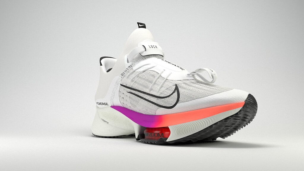 Nike Air Zoom Tempo Next% FlyEase - ZBrushCentral