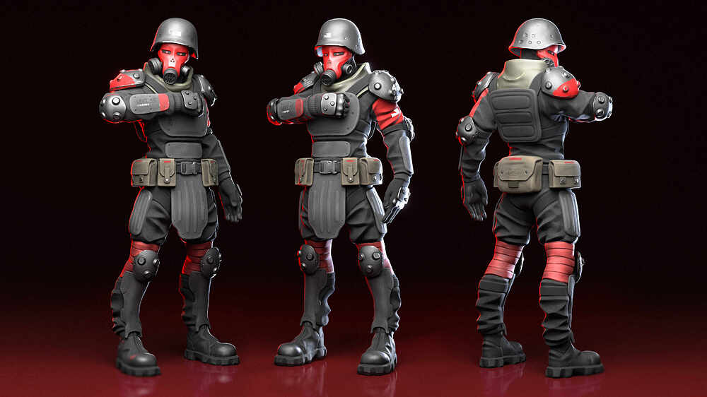 MilitaryGuy_Triptich