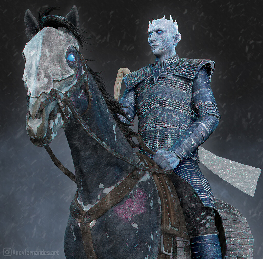 MAN THE KING OF THE NIGHT CAIN スタチュー NO SPOILERS] Night King sculpture - Lifesize bust : r