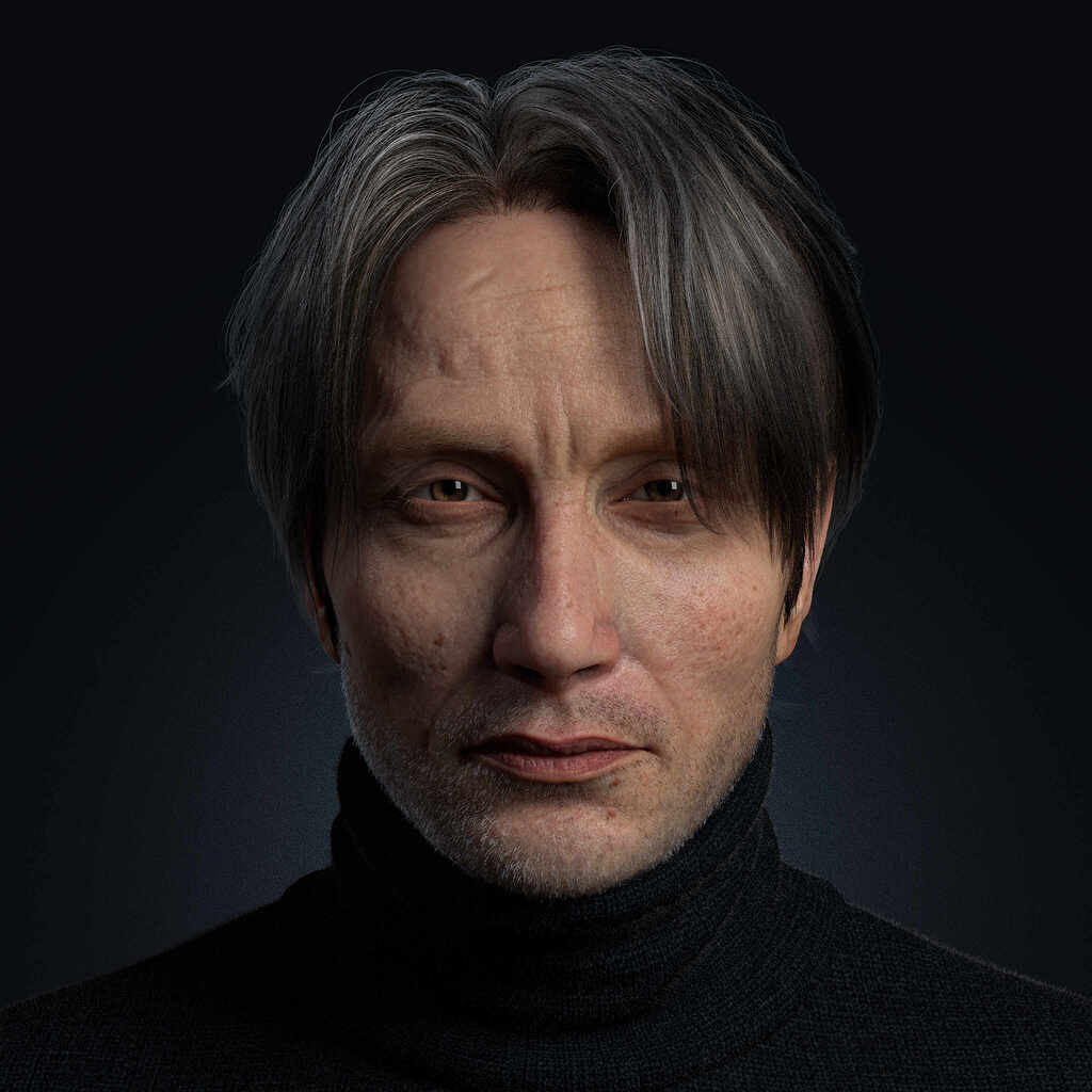 Mads Mikkelsen - ZBrushCentral