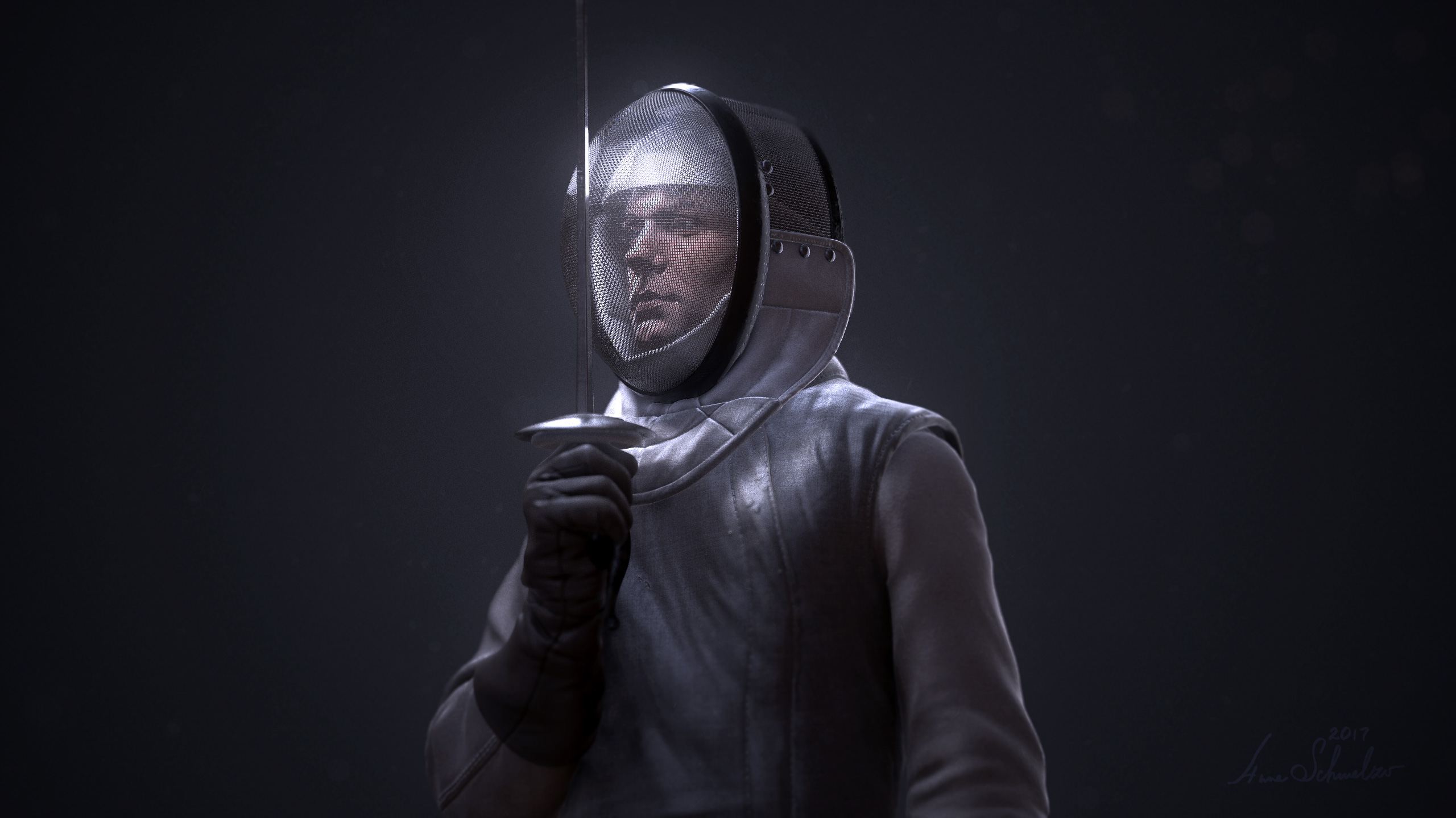 ZBrush Fencer portrait for WebGL by Anna Schmelzer wide right.jpg