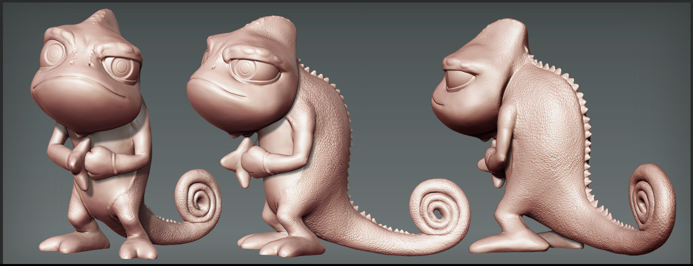 Pascal from Disney's Rapunzel (Tangled) - ZBrushCentral