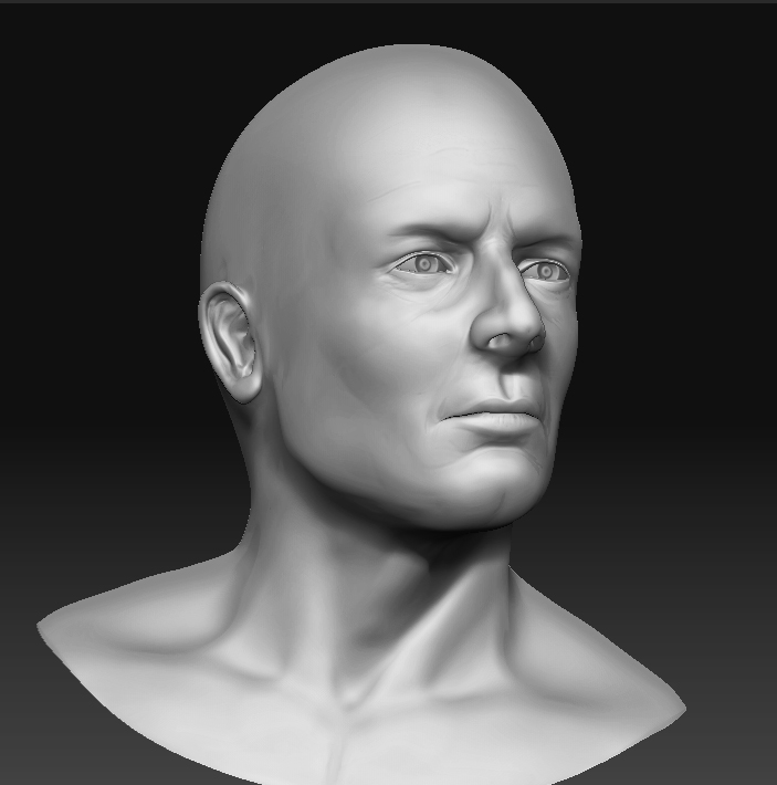 male head sculpt - ZBrushCentral