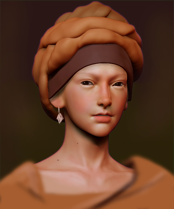 Girl With A Diamond Earring ZBrushCentral